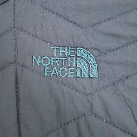 The North Face Quilted Puffer Insulation Liner Jacket Teal Women's Size Small - Picture 3 of 6